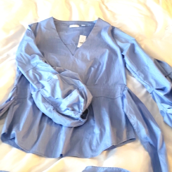 NWT Stunning Puffed Sleeve Top - Picture 8 of 11